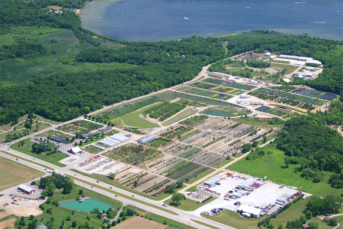 Breezy Hill Nursery Drone Shot